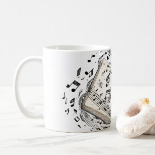 Classic Sheet Music Score Book Coffee Mug