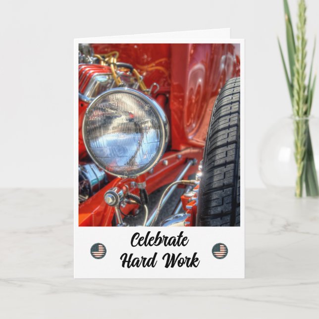 Classic Shine - Labour Day Card (Front)