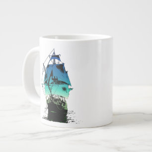 Classic Ship Large Coffee Mug