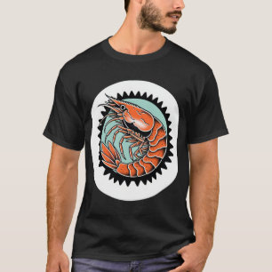 Classic Shrimp Flash Tattoo T-Shirt