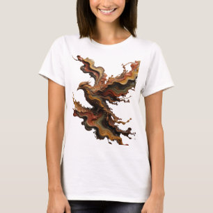 Classic Silver ABSTRACT ART Wearable Art v2 T-Shirt