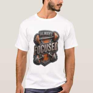 Classic Silver ALWAYS FOCUSED Custom Tee