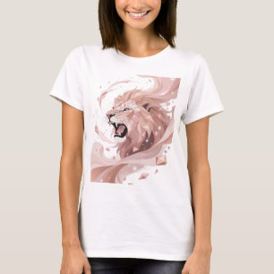 Classic Silver LION KING Bold Design T-Shirt