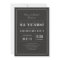 Classic Silver Wedding Anniversary Invitations
