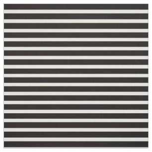 Classic simple black and white stripe fabric