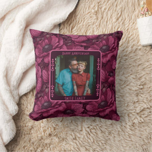 Classic Simple Couple Wedding Throw Pillow