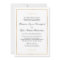 Classic Simple Elegance Gold Border Wedding