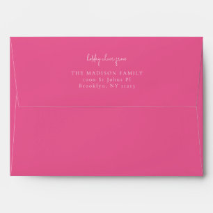 Classic simple French Rose Envelope