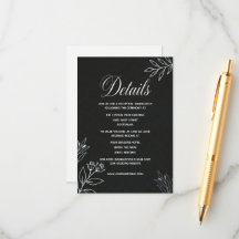 classic simple minimal wedding website