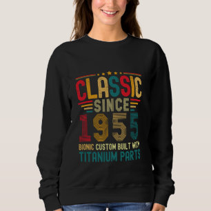 Classic Since 1955 Vintage 69th Birthday Men Titan Sweatshirt