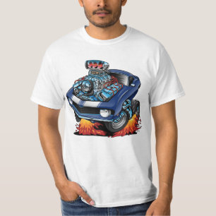Classic Sixties American Muscle Car Cartoon T-Shirt
