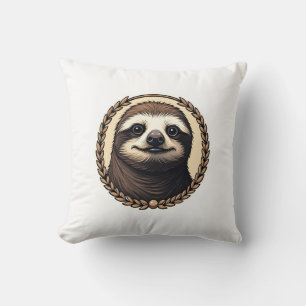 Classic Sloth Engraving Nature Shirt (1) Cushion