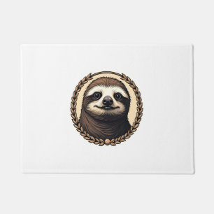 Classic Sloth Engraving Nature Shirt (1) Doormat