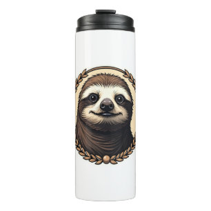 Classic Sloth Engraving Nature Shirt (1) Thermal Tumbler