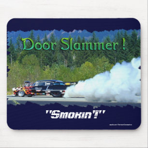 Classic Smoking Doorslammer Race Car Collectable Mouse Pad