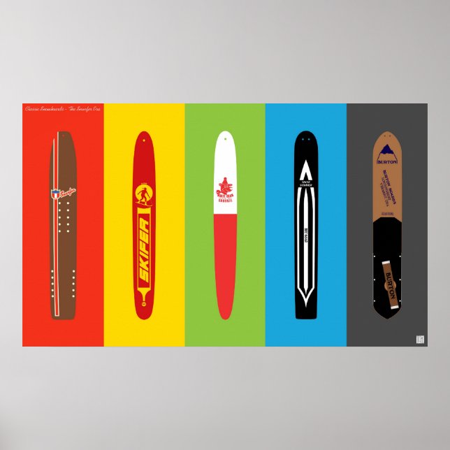 Classic Snowboards - The Snurfer Era Poster (Front)