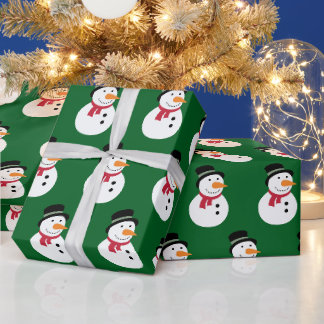 Classic Snowman Wrapping Paper