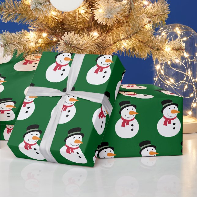 Classic Snowman Wrapping Paper (Holidays)
