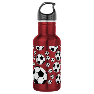 Classic Soccer Ball Graphic Traditional Sports Fan 532 Ml Water Bottle