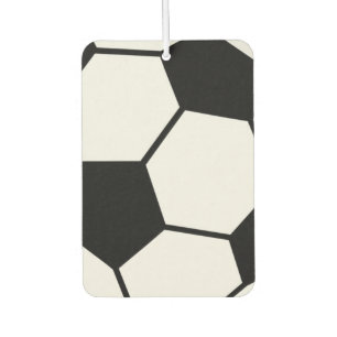 Classic Soccer Ball Graphic Traditional Sports Fan Car Air Freshener