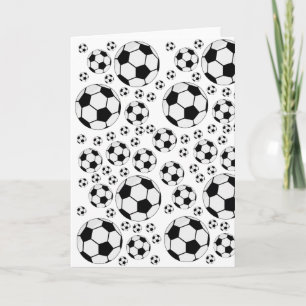 Classic Soccer Ball Graphic Traditional Sports Fan Card
