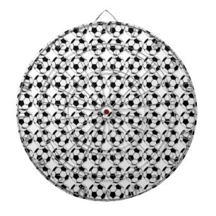 Classic Soccer Ball Graphic Traditional Sports Fan Dartboard