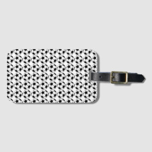 Classic Soccer Ball Graphic Traditional Sports Fan Luggage Tag