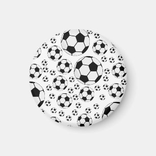 Classic Soccer Ball Graphic Traditional Sports Fan Magnet