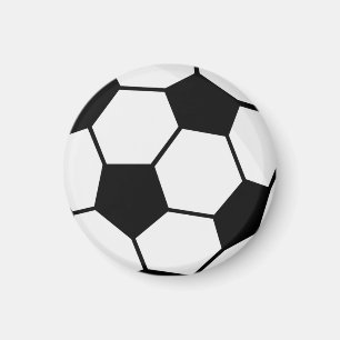 Classic Soccer Ball Graphic Traditional Sports Fan Magnet