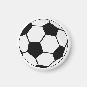 Classic Soccer Ball Graphic Traditional Sports Fan Magnet