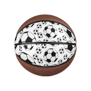 Classic Soccer Ball Graphic Traditional Sports Fan Mini Basketball