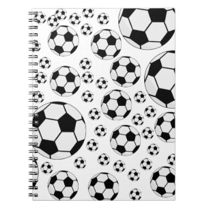 Classic Soccer Ball Graphic Traditional Sports Fan Notebook