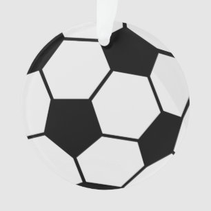 Classic Soccer Ball Graphic Traditional Sports Fan Ornament