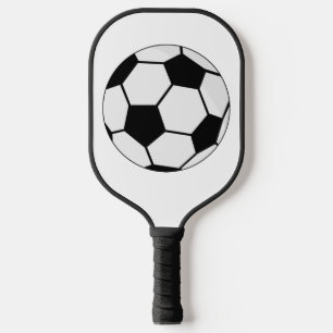 Classic Soccer Ball Graphic Traditional Sports Fan Pickleball Paddle