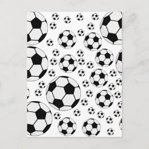Classic Soccer Ball Graphic Traditional Sports Fan Postcard