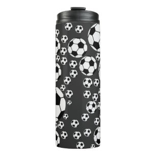 Classic Soccer Ball Graphic Traditional Sports Fan Thermal Tumbler