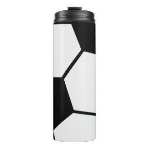 Classic Soccer Ball Graphic Traditional Sports Fan Thermal Tumbler