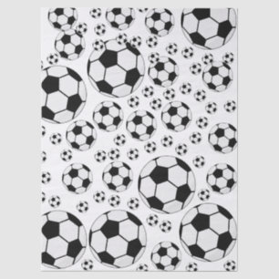 Classic Soccer Ball Graphic Traditional Sports Fan Tissue Paper