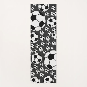 Classic Soccer Ball Graphic Traditional Sports Fan Yoga Mat