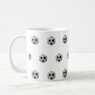 Classic Soccer Ball Pattern Mug