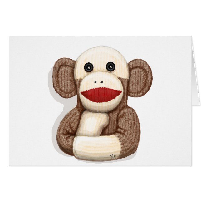 Classic Sock Monkey (Front Horizontal)