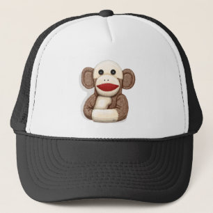 Classic Sock Monkey Trucker Hat