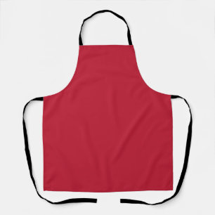 Classic solid True red Apron