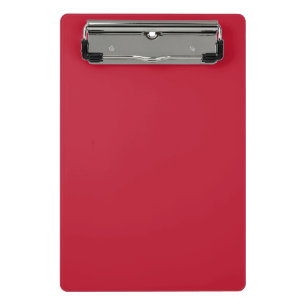 Classic solid True red Mini Clipboard