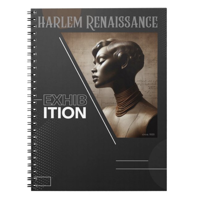 Classic Sophisticated Harlem Renaissance  Playing Notebook (Front)