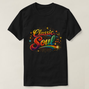 Classic Soul Vintage Retro Music Aesthetic T-Shirt