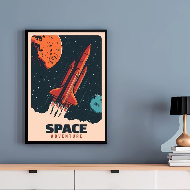 Classic Space Adventure Vintage Poster (Creator Uploaded)