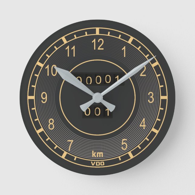 Classic Speedometer Clock (Front)