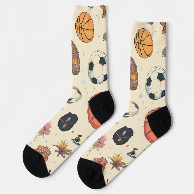 Classic Spider-Man with Dynamic Cosmic Background Socks (Left)