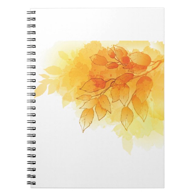 Classic Spiral Notebook with Monochrome Photos (Front)